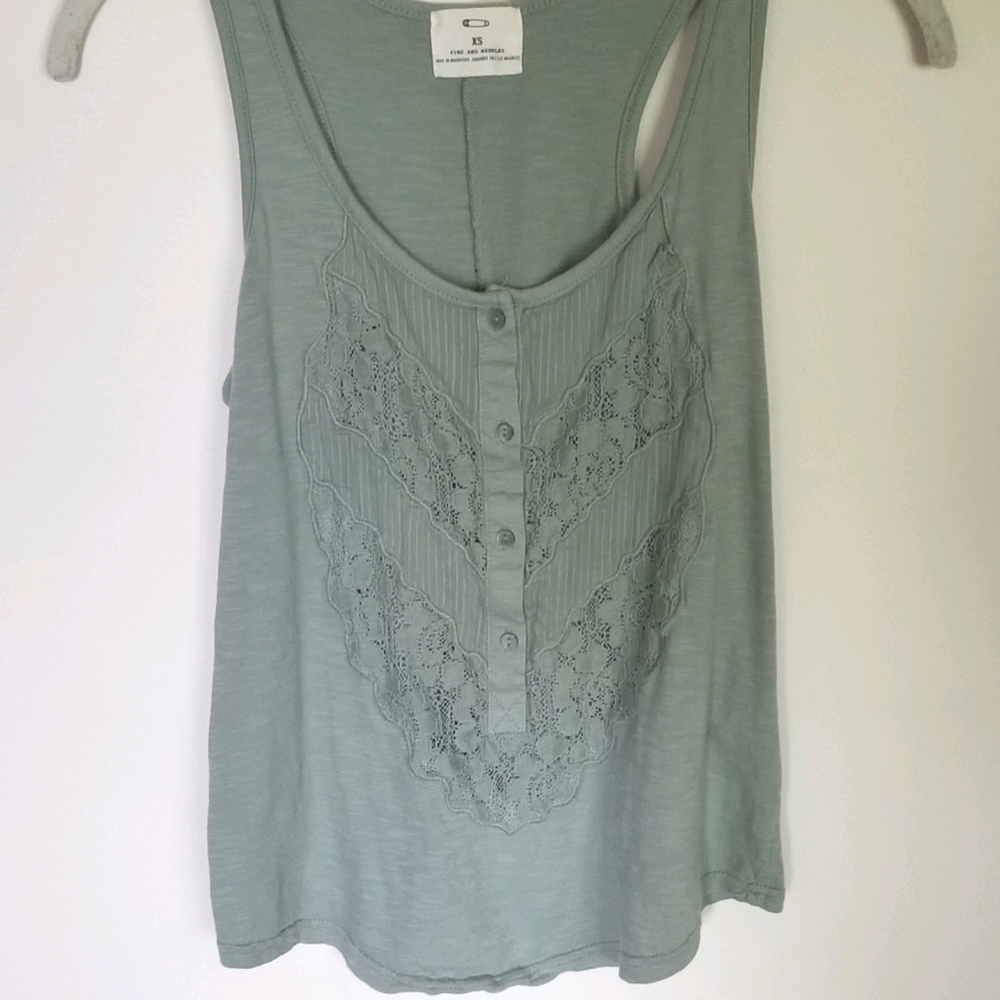 Urban Outfitters Lace Detailed Tank Top